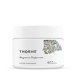 THORNE - Magnesium Bisglycinate - Powdered Magnesium Formula - Support Restful Sleep, Muscle Relaxation, Heart Health, and Metabolism* - NSF Certified for Sport - 60 Servings - 6.5 Oz Jar