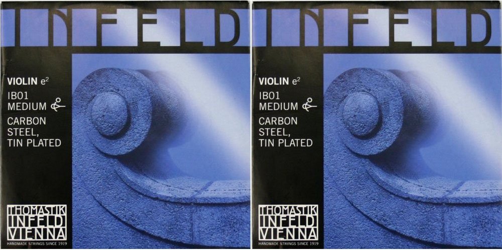 Amazon.co.jp: INFELD BLUE バイオリン弦4/4E線 IB01 スズメッキ