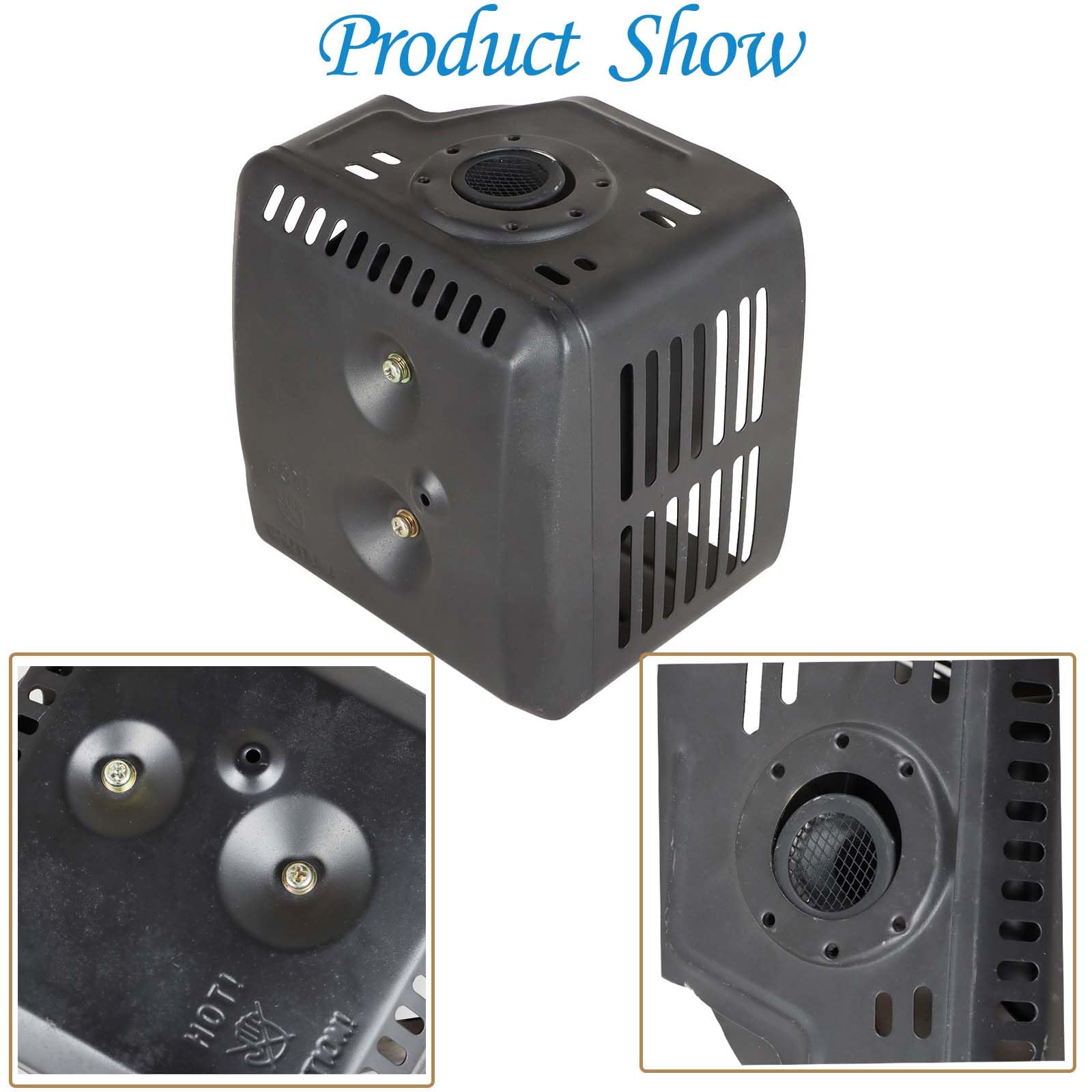 Autoparts Silenciador con juntas de repuesto para motor Honda GX240 8HP GX270 9HP