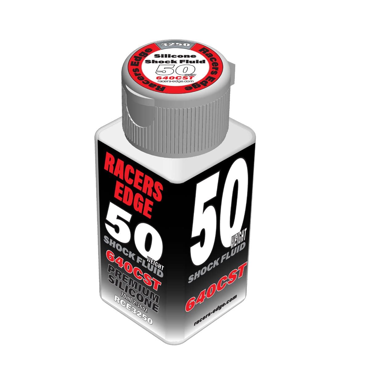 Racers Edge 3250 50 Weight Pure Silicone Shock Oil, 640cSt, 70ml 2.36oz