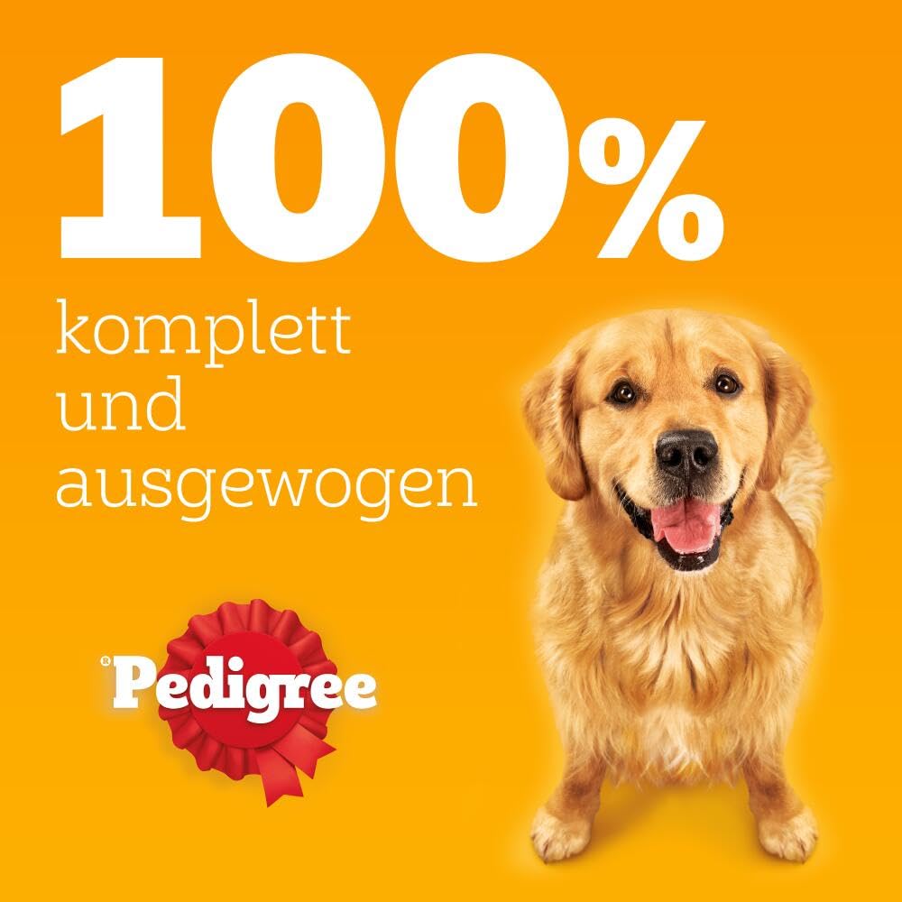 PEDIGREE DOGCARE Hundefutter Portionsbeutel Vitality+ Chunks in Soße Adult 4 x 12 x 85g