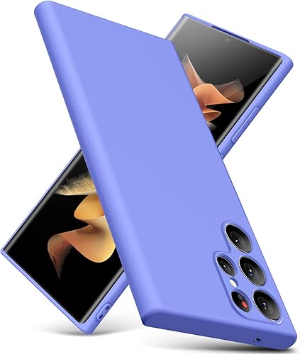 Funda para Samsung Galaxy S22 Ultra, funda delgada de silicona líquida, a prueba de golpes, funda delgada para Samsung Galaxy S22 Ultra, funda