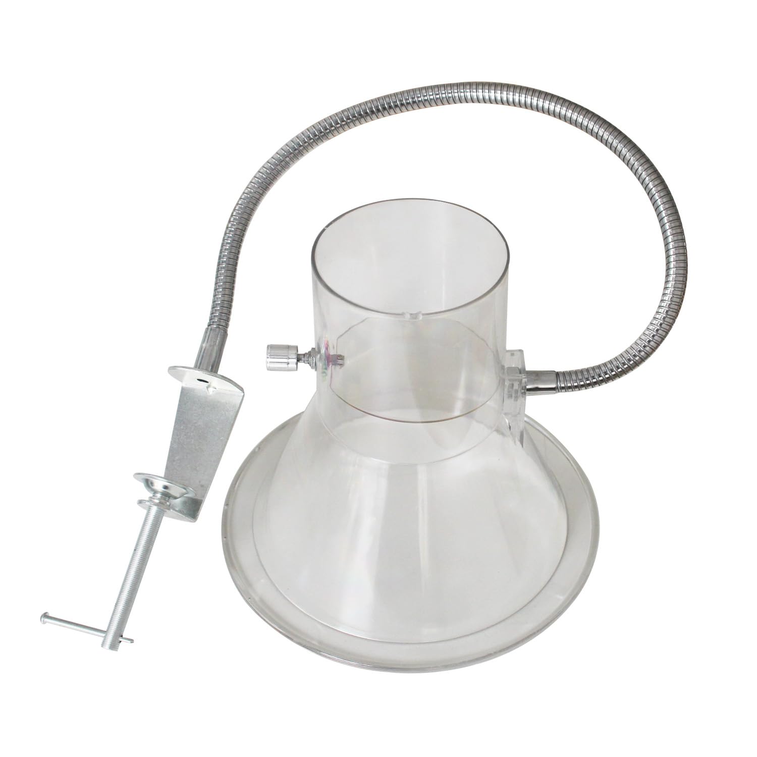 Extractor campana extractora de humos de soldadura industrial para soldadura brazo extractor laboratorio sistema de extracción de aire purificador de humo (100-230 mm con tubo de PVC de 2 m)