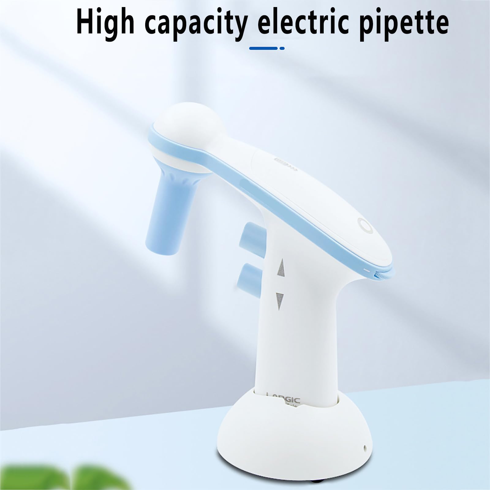 Controlador de pipeta eléctrica para laboratorios, rango de 0,1 a 100 ml, modos duales de gravedad y drenaje de energía, perfecto para diagnósticos clínicos y aplicaciones de investigación