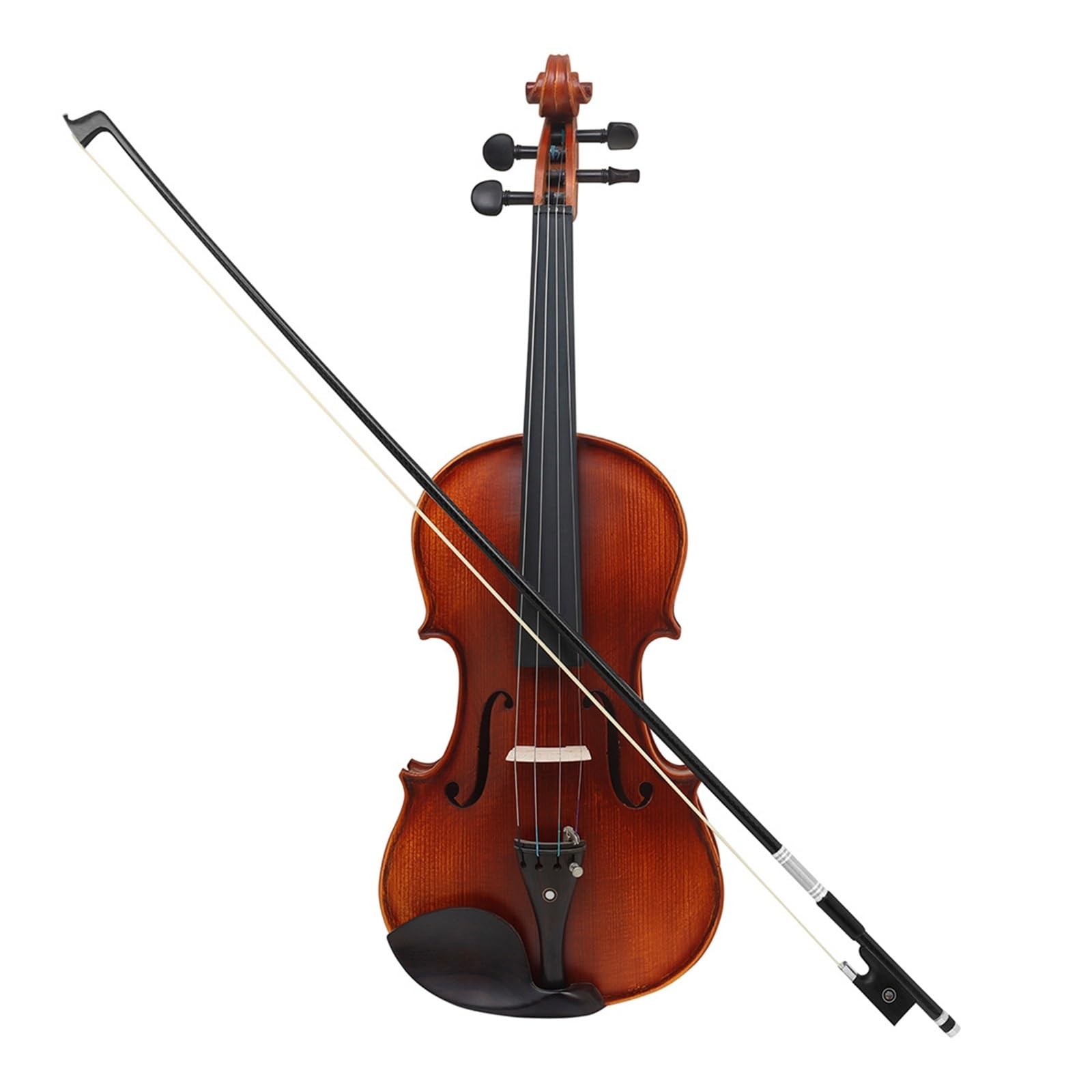 Arcos De Violín Profesionales Arco De Violín Fibra Carbono Grado Rendimiento Ébano Crin Alambre Plata