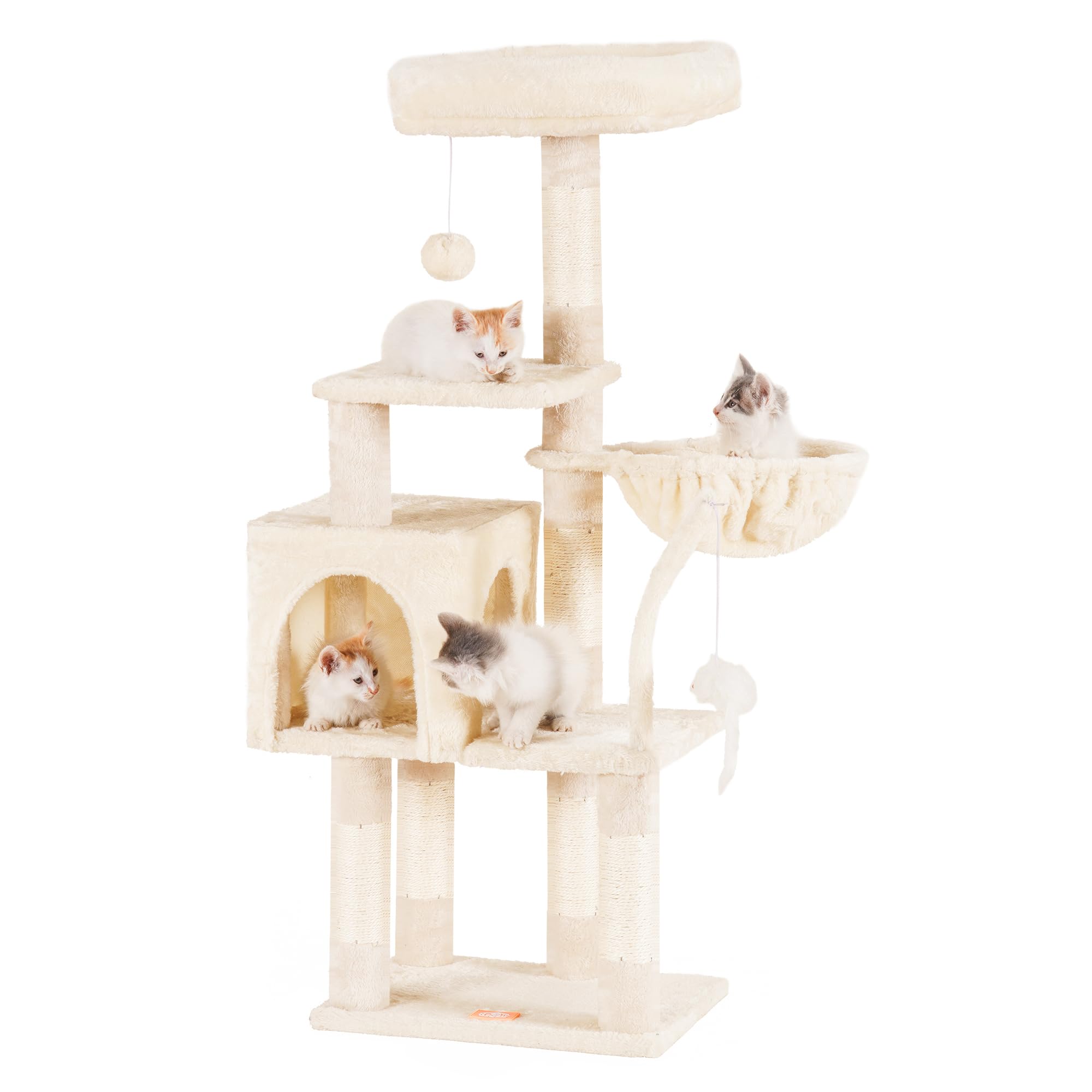 Amazon | Heybly ミニキャットタワー 子猫や体の小さな猫に最適 超