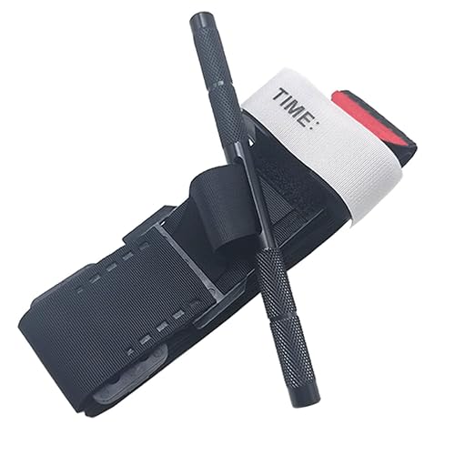 Torniquetes, Torniquete de emergencia al aire libre de primeros auxilios táctico de control de hemorragias, torniquete de hebilla médica con en