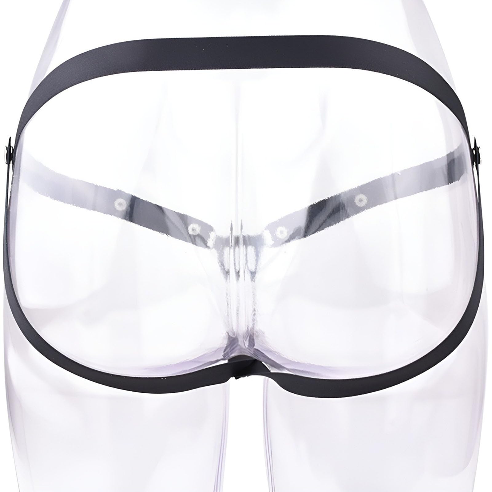 Cage de déguisement Plate pour Hommes Sissy et Gays, appareils Plats avec Ceinture, Cage inversée négative en métal pour Hommes - HA03