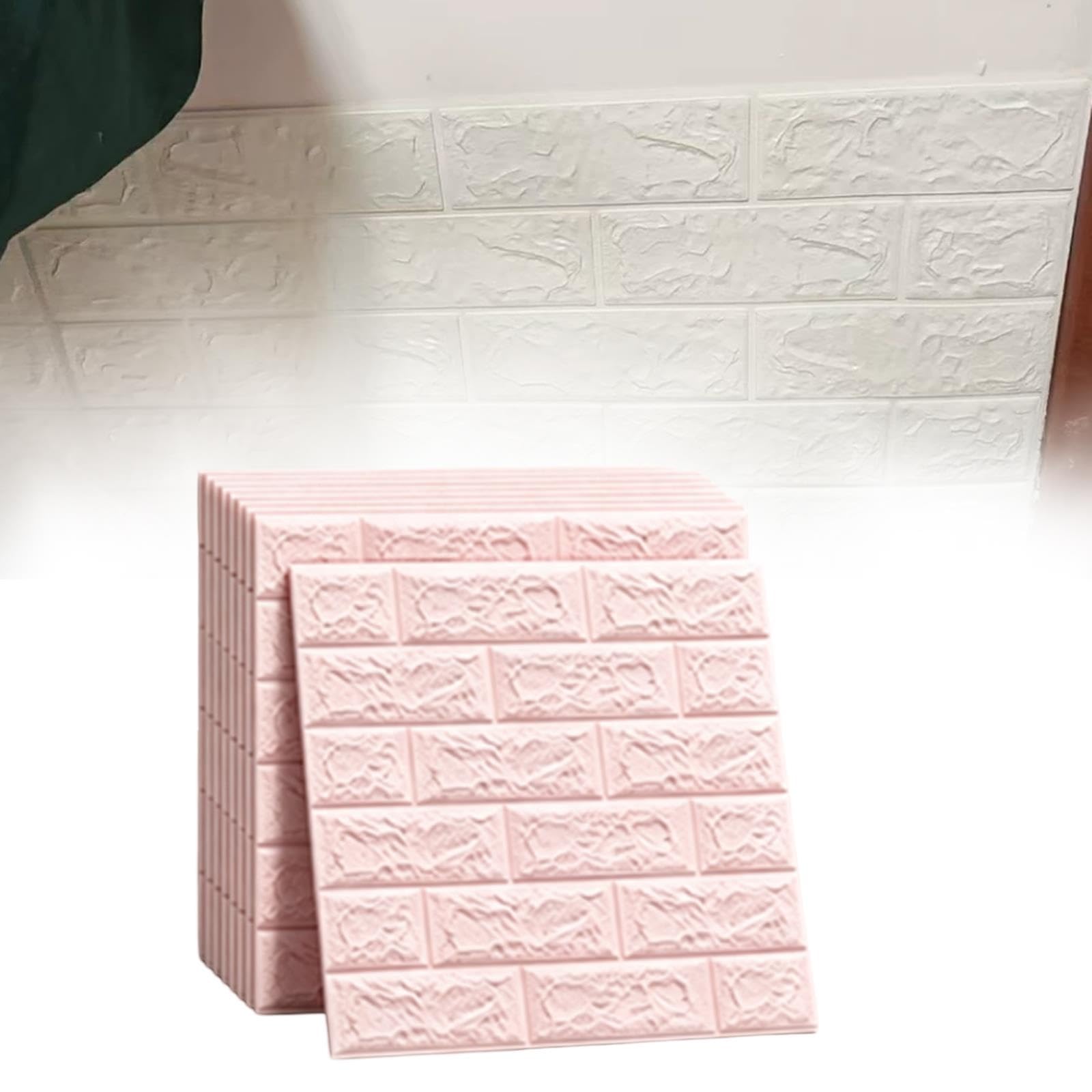 Paneles de pared 3D autoadhesivos con efecto piedra (decorativos)