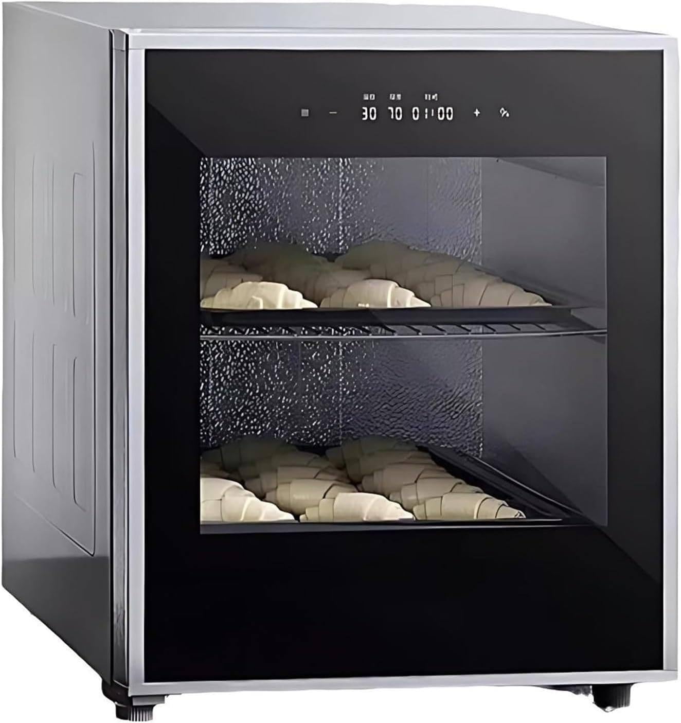 Cella Lievitazione Elettrica 40 Litri,Cella Fermentazione Multiuso,Macchina Lievitazione Cucina,Lievitatore Banco Riscaldato 20-50 °c,per Lievito Madre/Yogurt E Natto/Macchina Forno