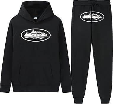 Jogginganzug Herren Trainingsanzug 3D Logo Jogging Anzug Set California