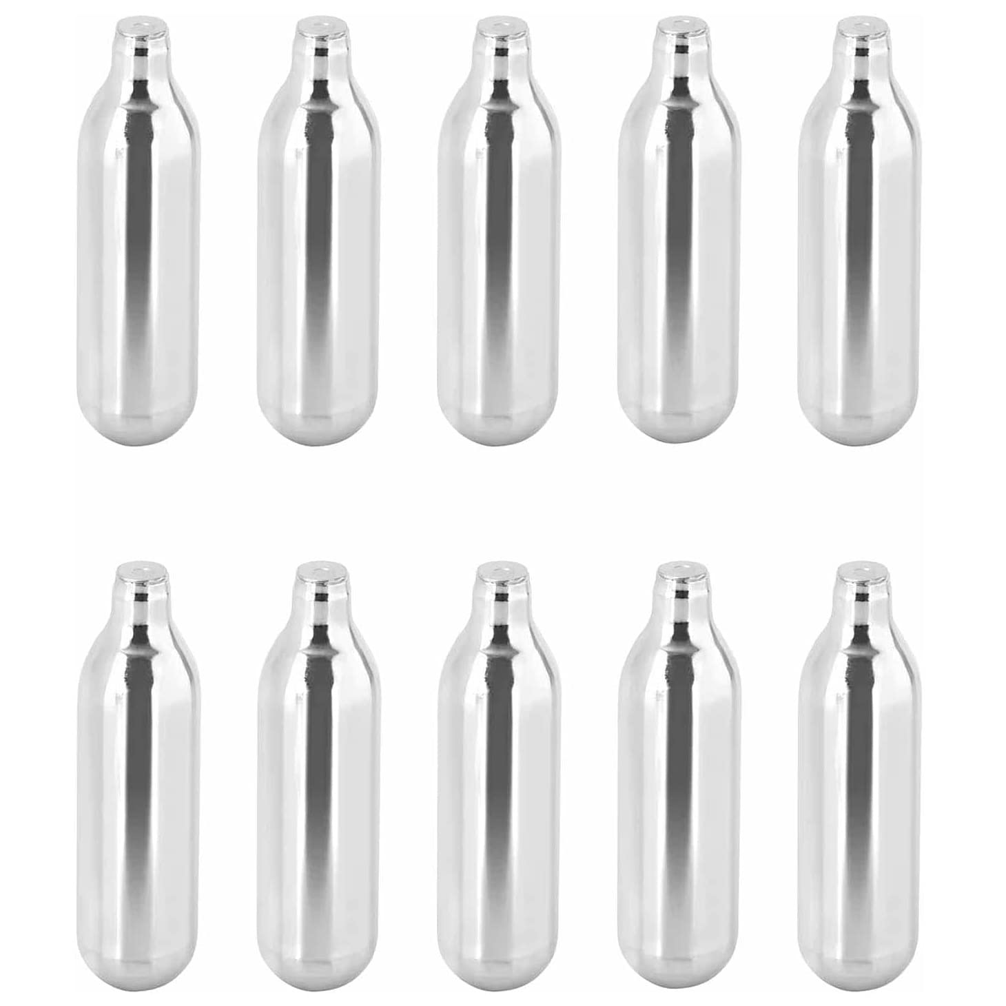 Pack 10 Unthreaded Non Threaded 8g Soda Sparklets Siphons Homebrew Beer Pump Dispenser CO2 Cartridges