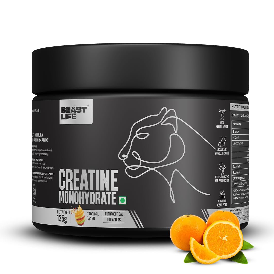 BeastLife Micronised Creatine Monohydrate Powder Watermelon 125g | 33 Servings | NABL Lab Tested | Rapid Absorption for Muscle Strength & Athletic Performance — Amazon image 21