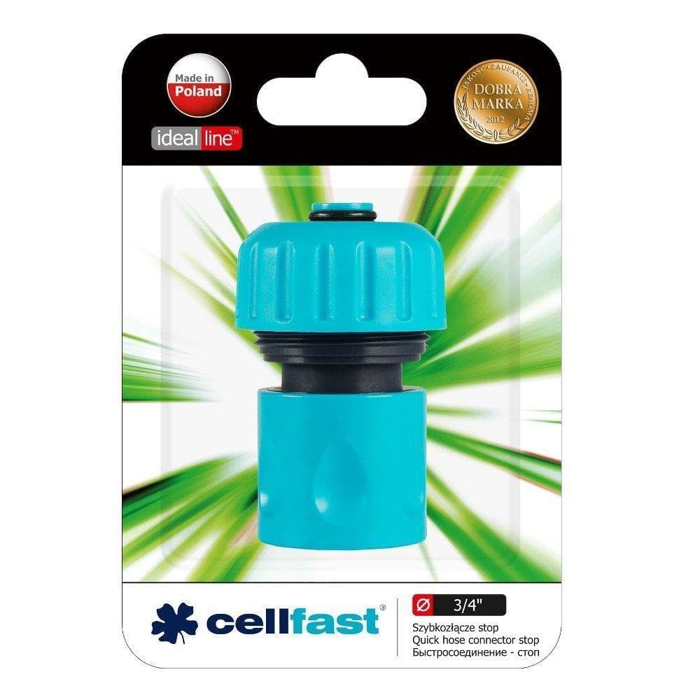 Cellfast Hose Quick Connector - Stop BASIC 3/4", ABS Material, 50-125, Blue, G3/4" - Image 4