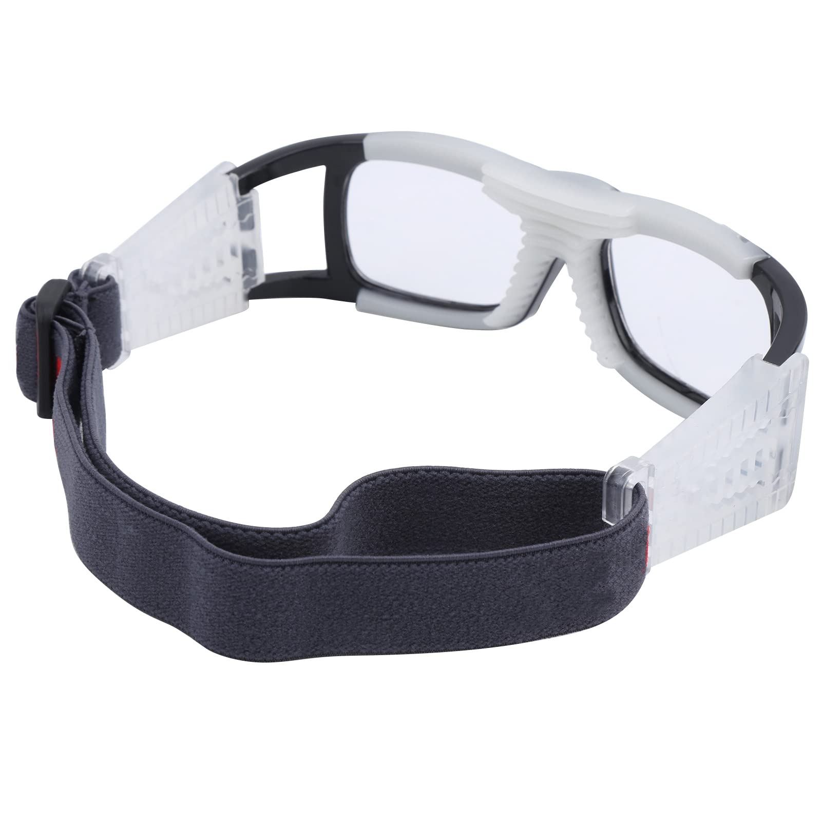 Ubervia Sports Goggles, Explosion Proof Football Goggles for Mountaineering for Badminton Tennis for Hiking (Black)