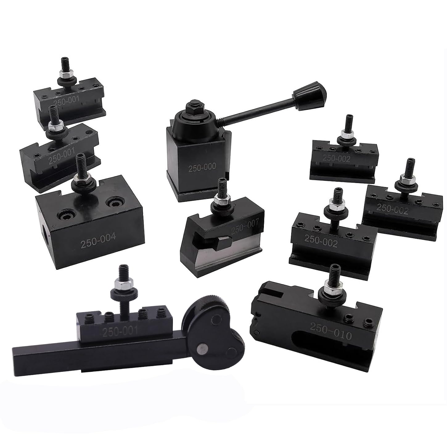 11Pcs OXA Wedge Type Quick Change Tool Post 250-000 Set Plus