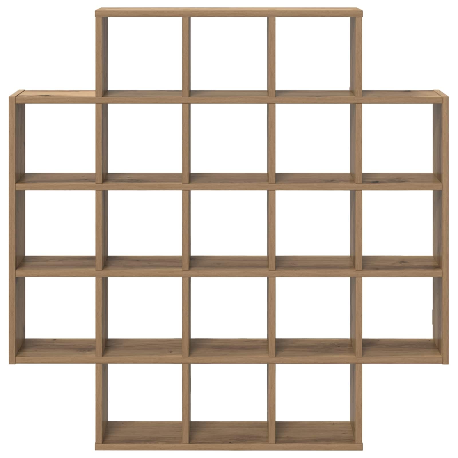 SYDE Mensola da parete in rovere artigianale, 100 x 13 x 100 cm