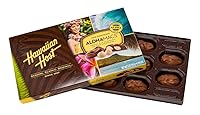 Vista 2 de Hawaiian Host Aloha Macs Nueces de macadamia de chocolate con leche (caja de 6 onzas, 12 piezas) (1 caja)