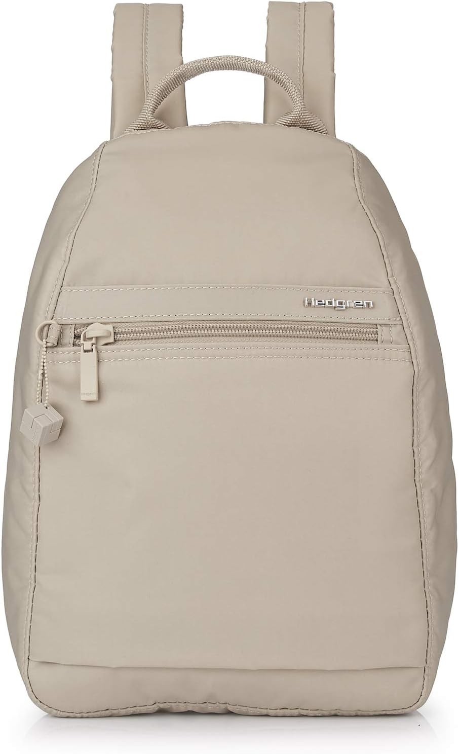 VOGUE SMALL Backpack – Rear Zip Main Access, Padded Tablet Pocket, RFID-Blocking Security, Adjustable Straps & Water-Repellent Nylon - 5.86 L (Cashmere Beige)