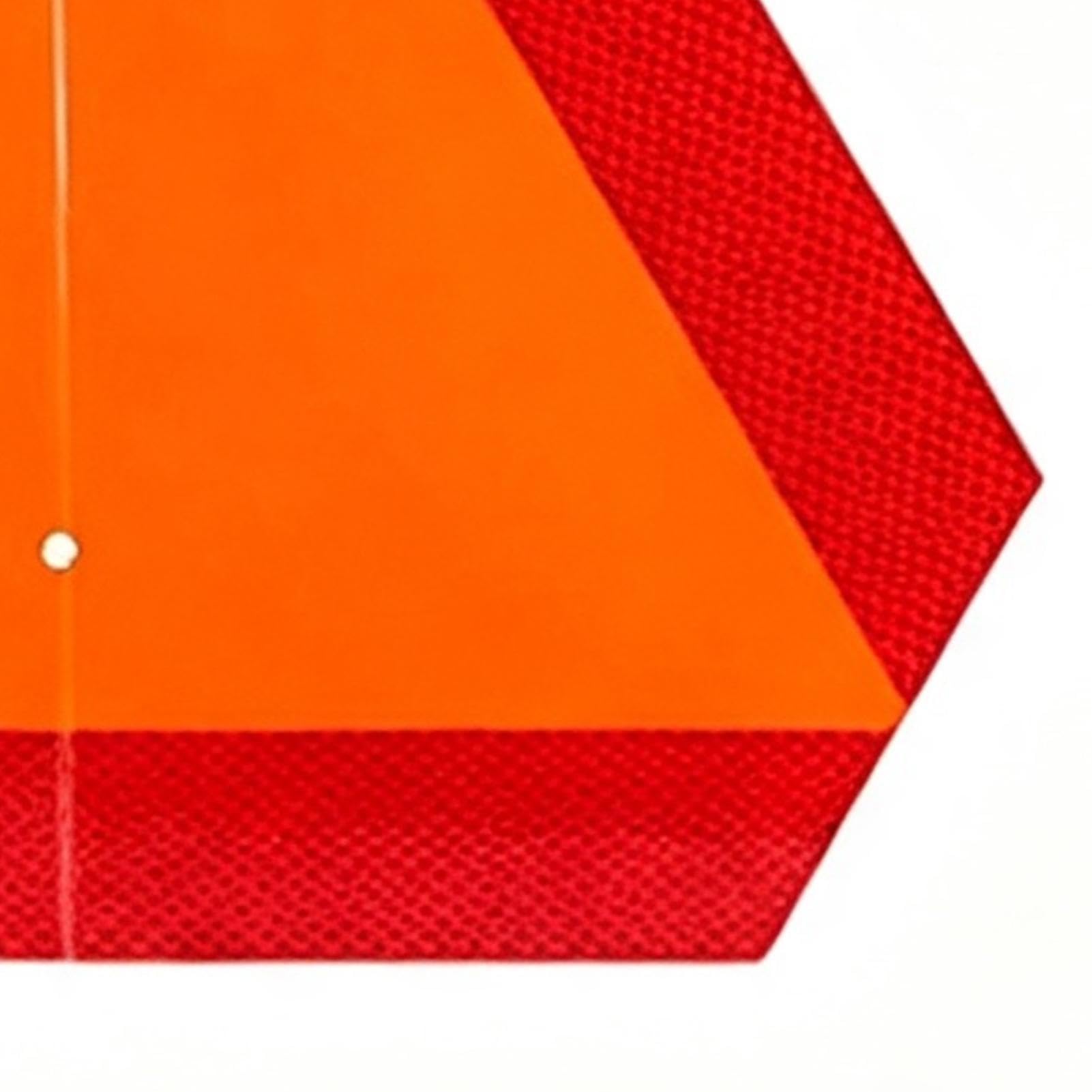 Generico Segnale Veicolo Lento Kit Triangolo di Avviso Lento per Auto