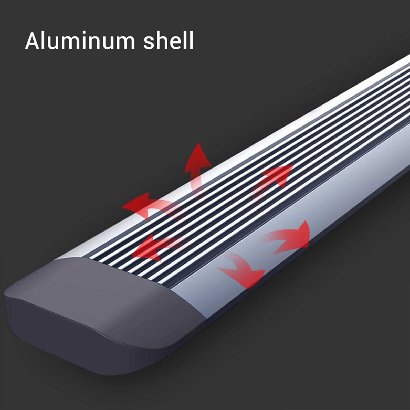 Lumières de Piscine Lumières de Bassin 15-55CM Lumières de réservoir de Poissons Éclairage LED d'aquarium avec Support réglable Lampe d'aquarium en Alliage d'aluminium 1.1cm IP67 L
