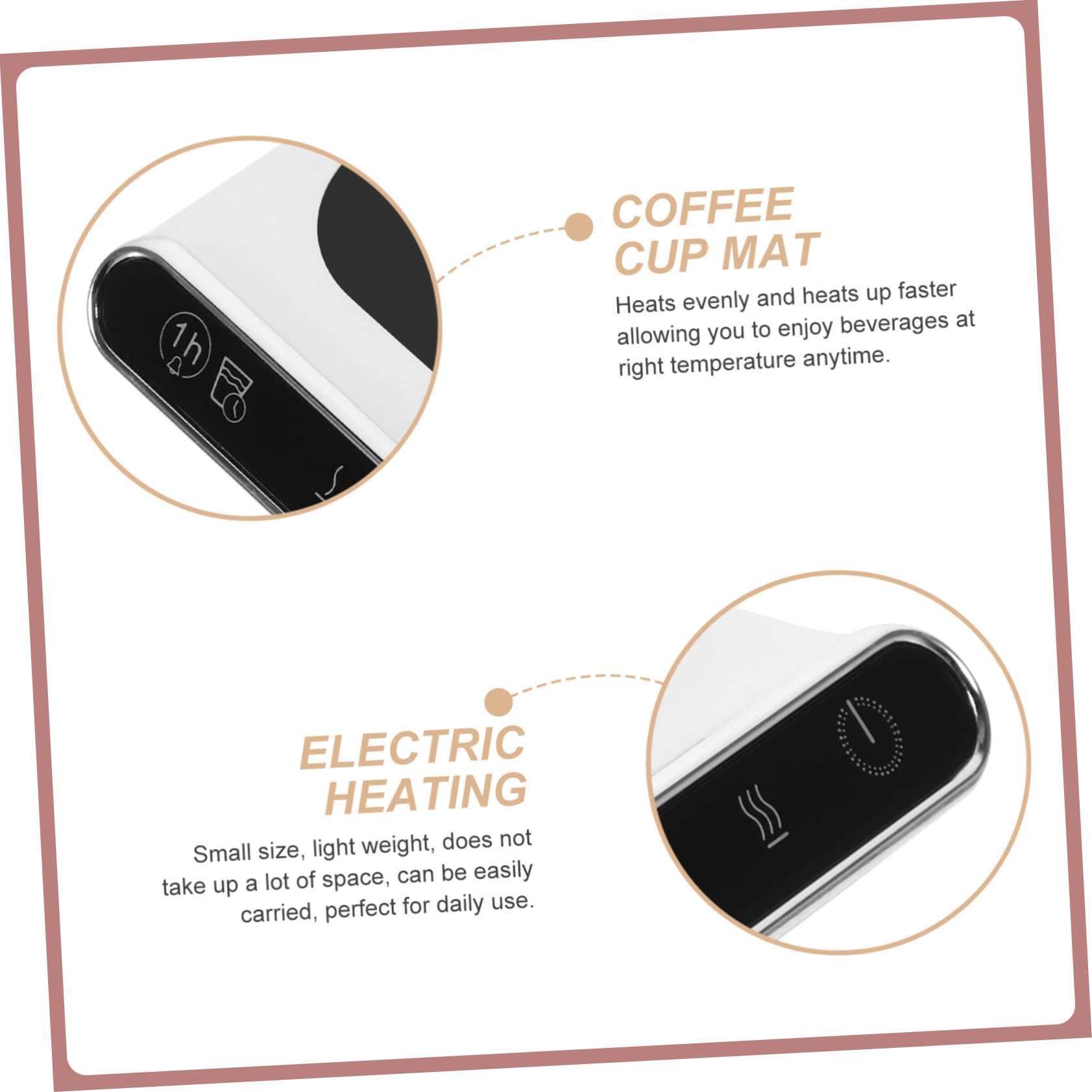 Scalda Tazze Usb Sottobicchiere Riscaldante Per Ufficio Scrivania Tre Velocità Regolabili Automatico Caldo Bevande Caffè Tè Cioccolata