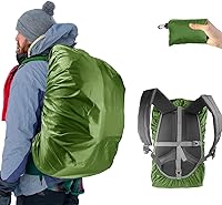 Vista 12 de Frelaxy - Funda impermeable para mochila, nivel de impermeabilidad de 10000 mm, estructura multicapa ultrarresistente mejorada, correa con hebilla