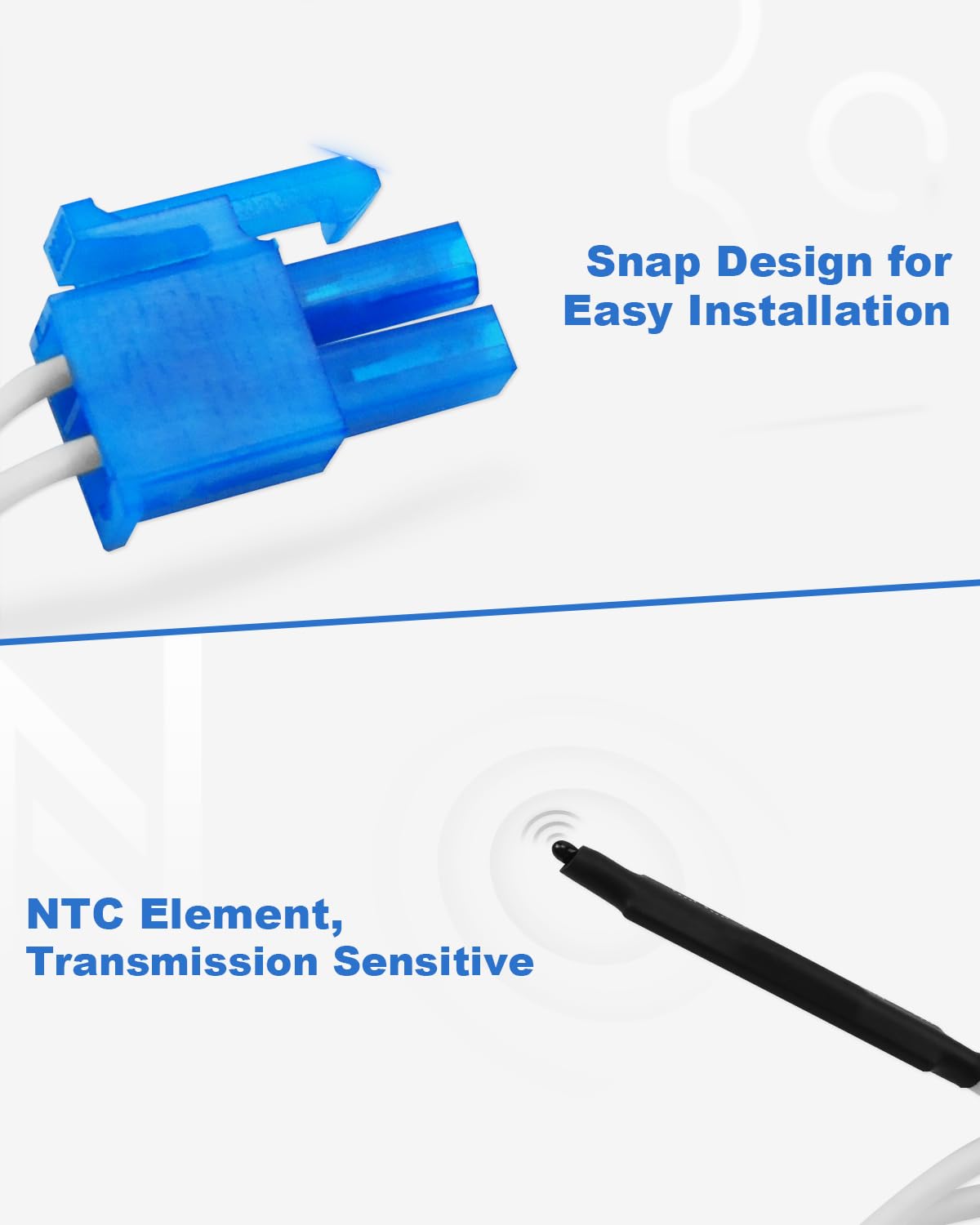 RV AC Thermistor Sensor Replacement For Dometic 3312303005 - 5 Pack, Fixes Freezing Issues On 579/590/591/595/600/630 Series