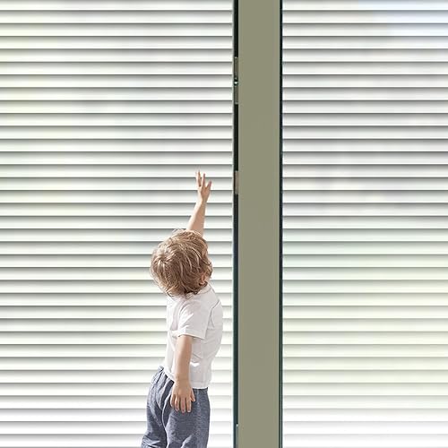 Película de privacidad esmerilada para ventana, calcomanías decorativas de vidrio opaco, no adhesivas, adherencia estática, anti UV, extraíble,