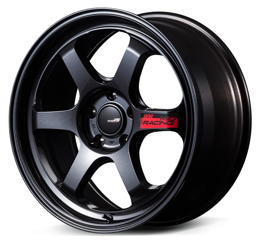 Amazon.co.jp: 【ホイールのみ 4本】MID RACING R06 クリスタル