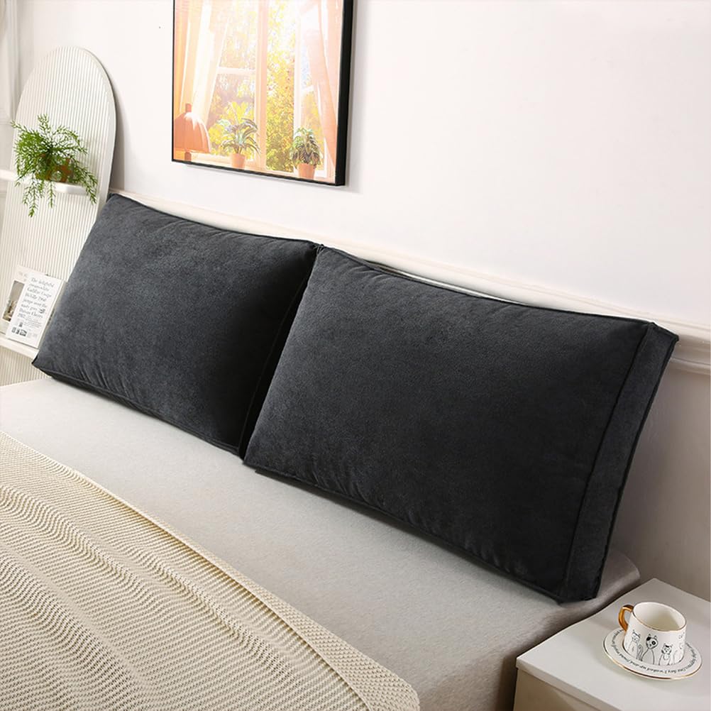 Cuscino ergonomico da lettura per letto e divano, cuscino di supporto per la schiena, 70 x 50 x 20 cm, ideale per comfort e relax, perfetto per leggere e rilassarsi (1 pezzo)