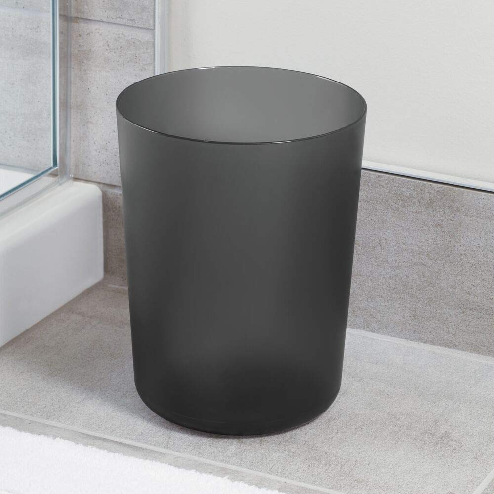 Image secondaire de iDesign Poubelle Ronde, Petite Poubelle en Plastique Robuste au Design Moderne, Corbeille à Papier polyvalente pour La Salle de