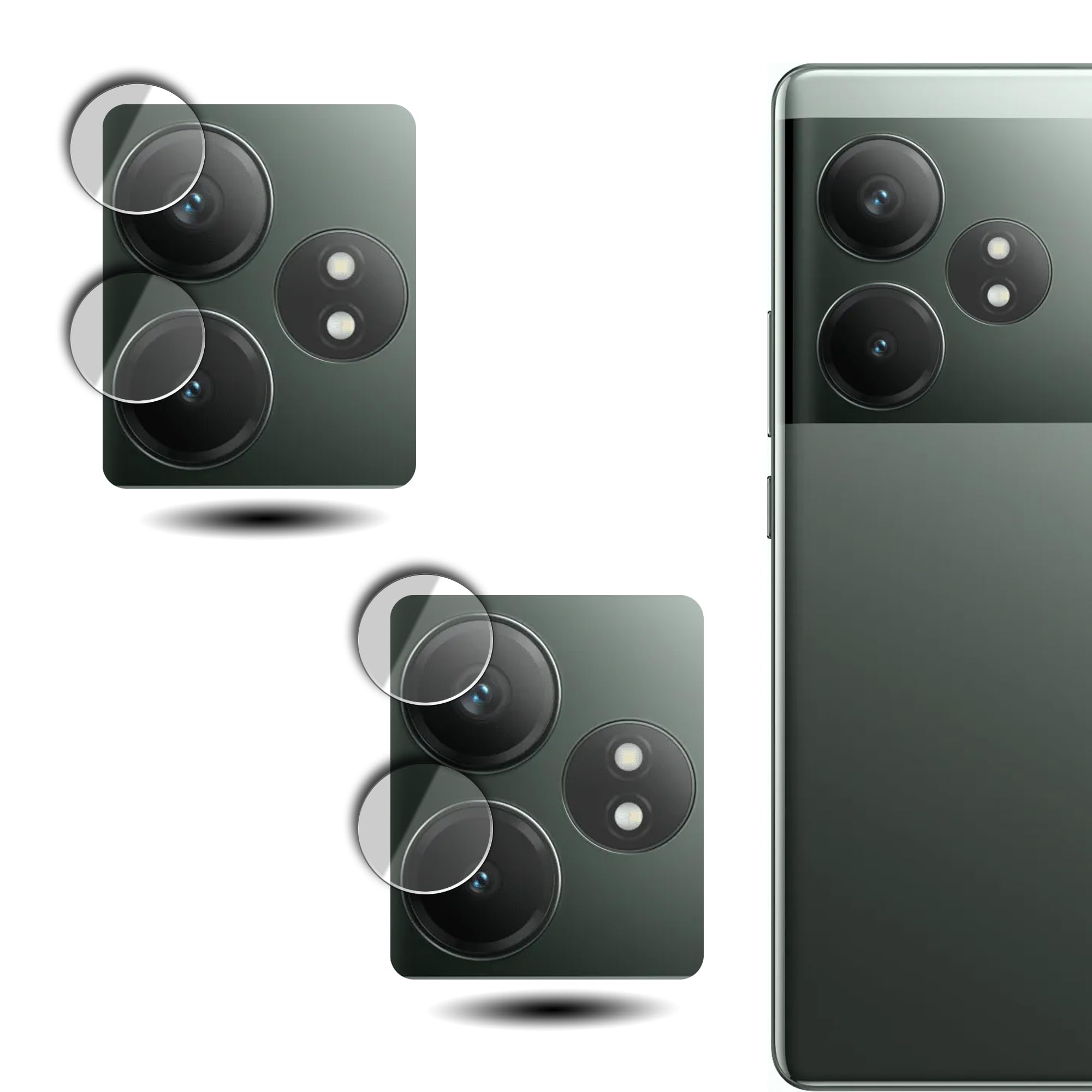 Mobile Camera Lens Protector For Realme GT 6T 5G (Pack Of 2), Scratch Resistance, 9H Hardness (B0D5DNWH1Q) Amazon Price History, Amazon Price Tracker