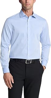 Men's Regular Fit Non Iron Herringbone Button-Down Shirt