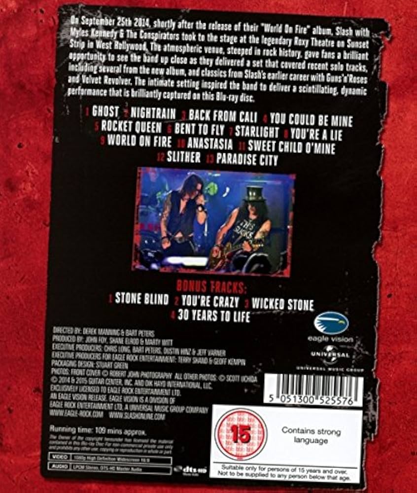 独3LP Slash, Myles Kennedy &amp; The Con Live At The Roxy 25.9.14 0213398EMX Ear Music Classics /00920 新品】独3LP Slash, Myles Kennedy & The Con Live At The Roxy