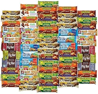 Veratify - Healthy Snacks To Go, Healthy Mixed Snack Box & Snacks Gift Variety Pack – Arrangement for office or Home – Granola Bars, Care Package (66 Count)