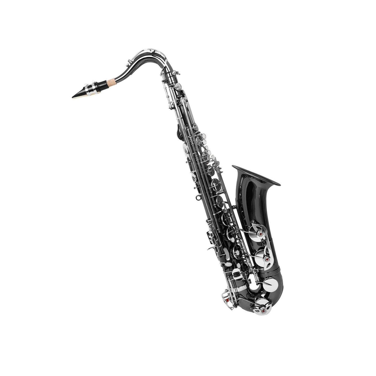 Saksofony Czarny Saksofon Tenorowy