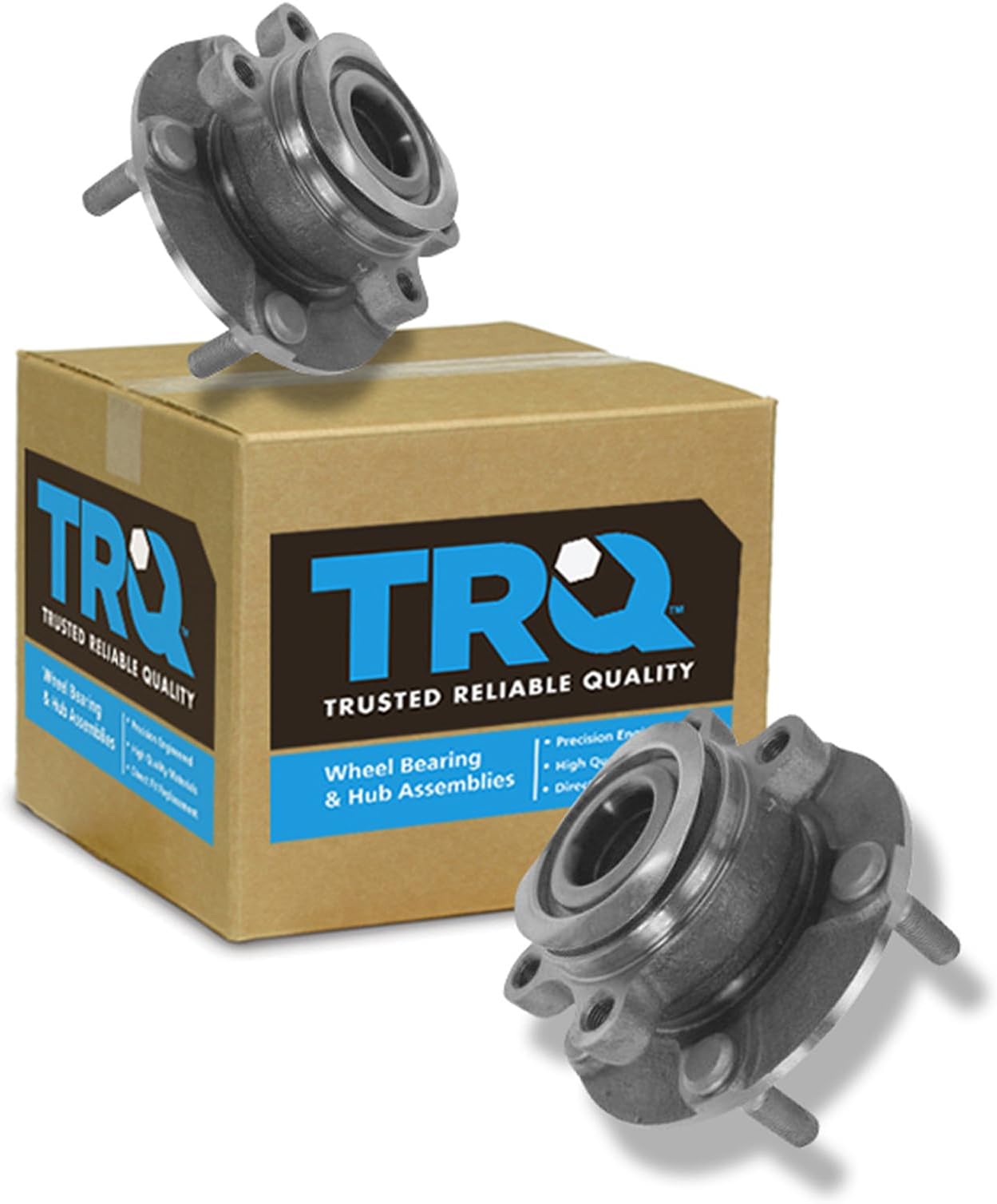 2 Piece Front Passenger Side Wheel Bearing & Hub Assembly Set Compatible with 2008-2013 Nissan Rogue 2014-2015 Rogue Select 2007-2012 Sentra