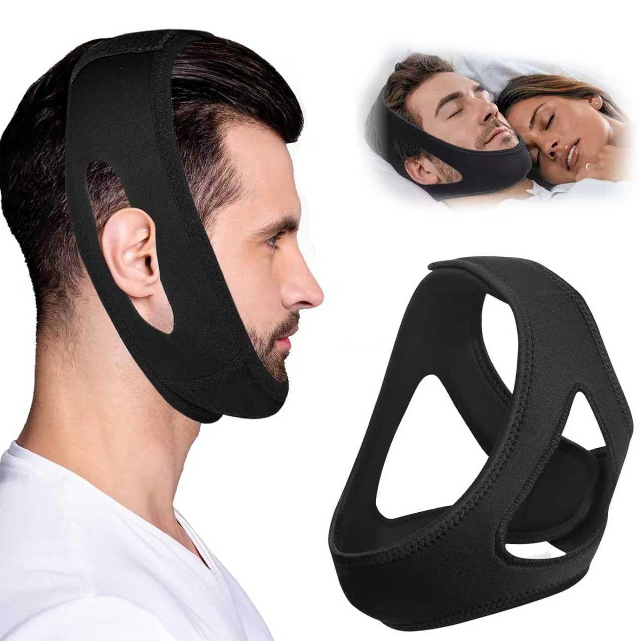 CoolShef Chin Strap for Sleeping – Comfortable Anti Snoring Devices for Women and Men | Adjustable Mouth Tape for Sleeping | Snore Stopper & Mouth Breathing Solution for Better Sleep-image-29
