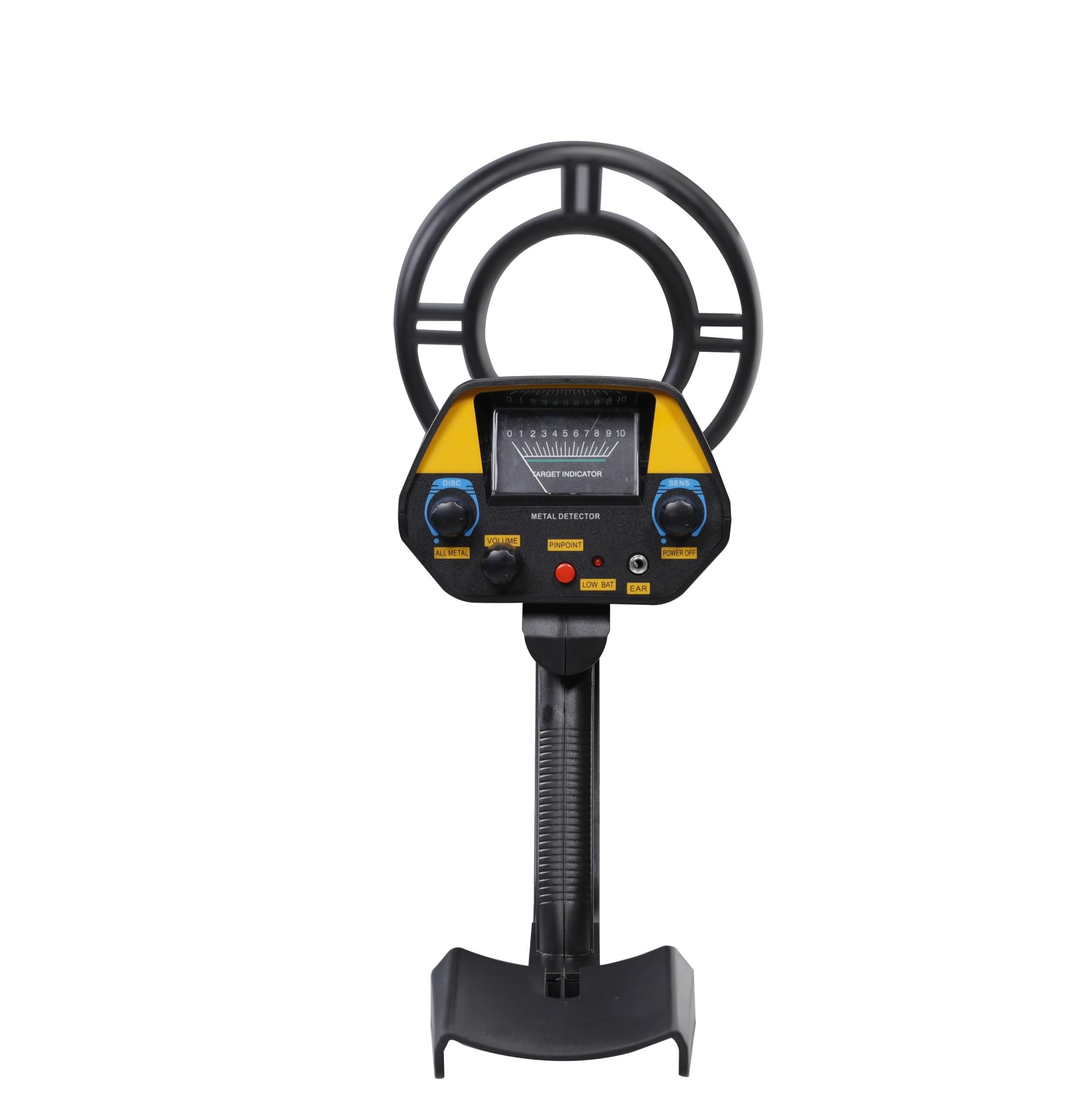 Détecteur de métaux, Détecteur de métaux dorés Portable, Chasseur trésors, Traceur, Bobine Recherche étanche, Disque Tout métal et Pinpoint