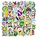YLGG Adesivi Graffiti Impermeabili Rick And Morty per Laptop, Skateboard, valigie, caschi, telefoni cellulari, motocicli, Automobili, ECC.