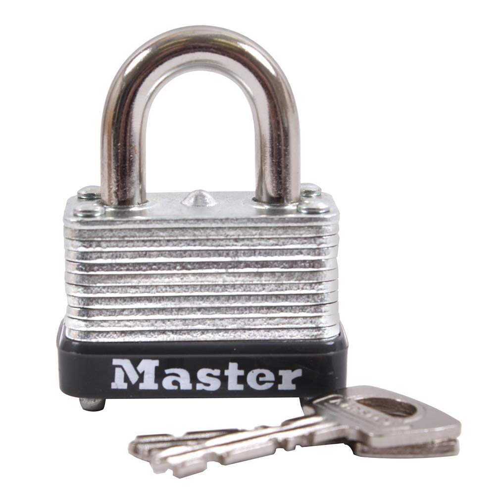 Kłódka Master Lock Warded 1-1/2 cala z kluczem różne zgrzebne