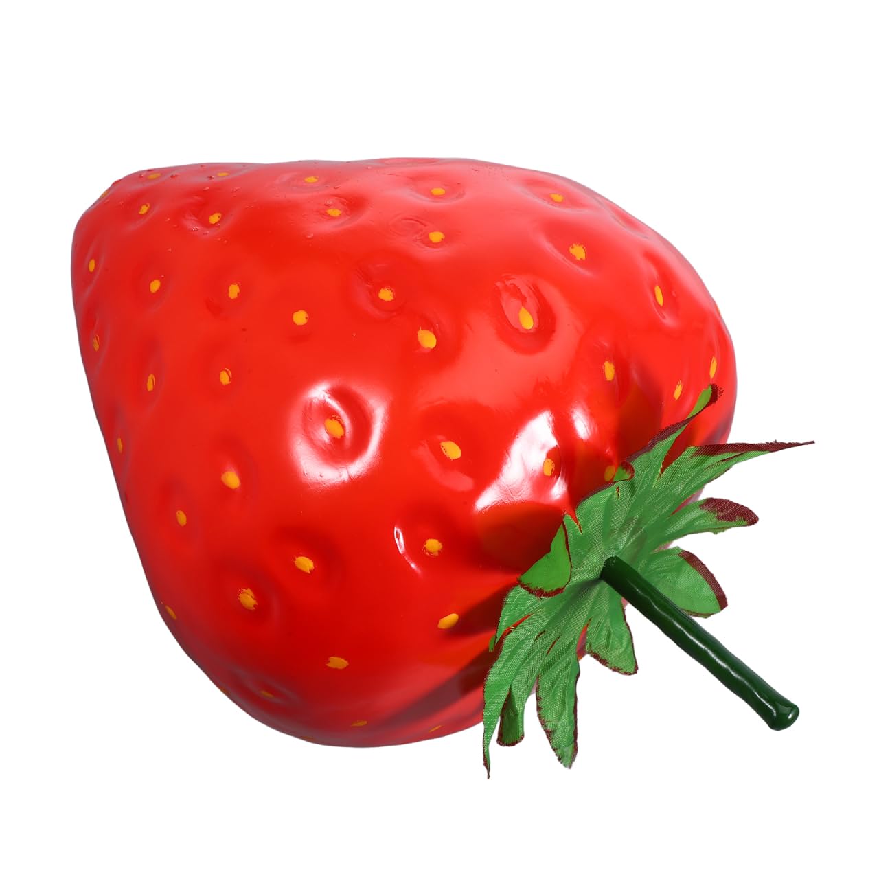 STOBAZA Extra Large Artificial Strawberry Simulation Decor Realistic Foam Fruit Model for Home Kitchen Photo Prop Desktop Decoration Faux Strawberry for Various Occasions