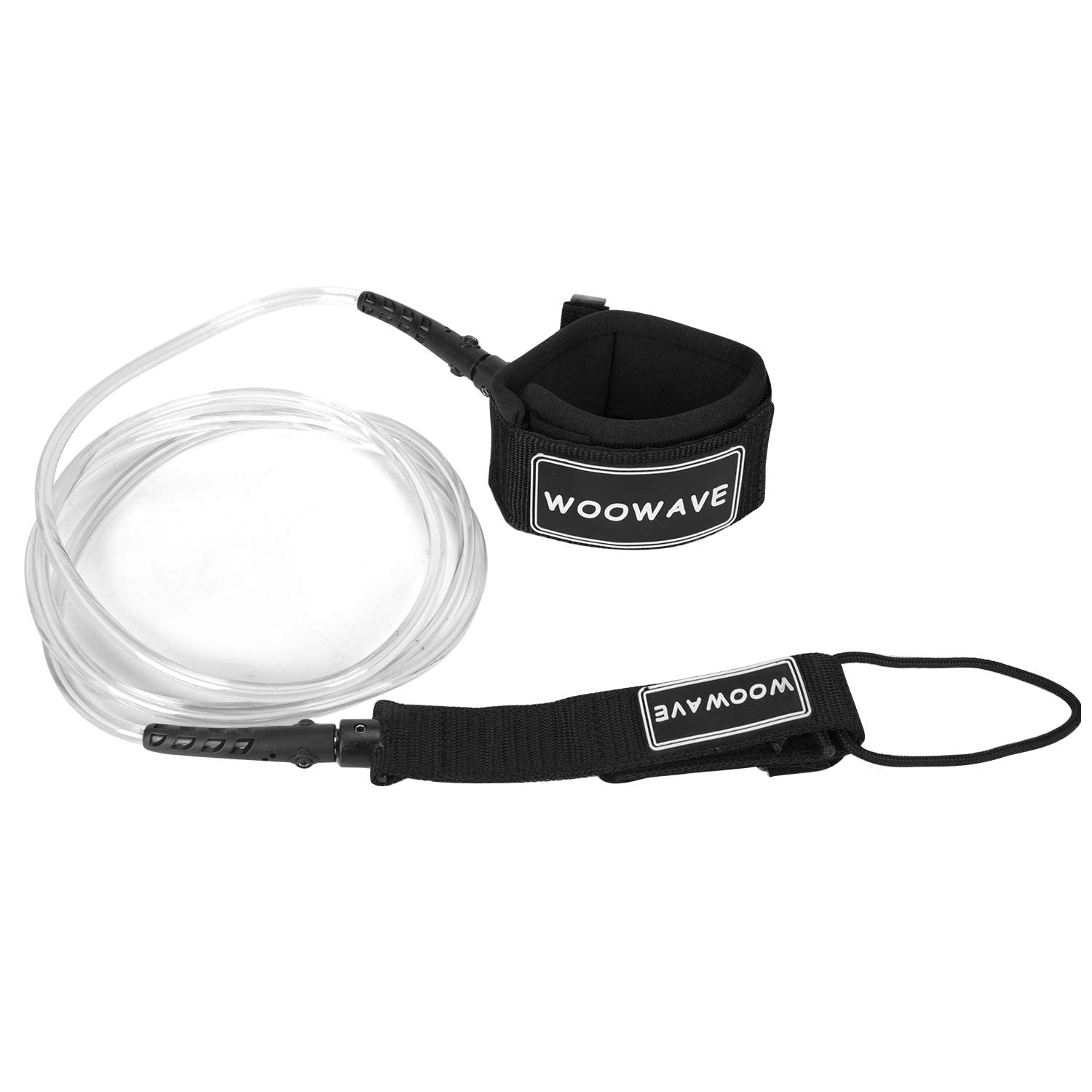 WOOWAVE Surfboard Leash Premium Surf Leash SUP Leg Rope Straight 6/7/8/9 feet for All Types of Surfboards