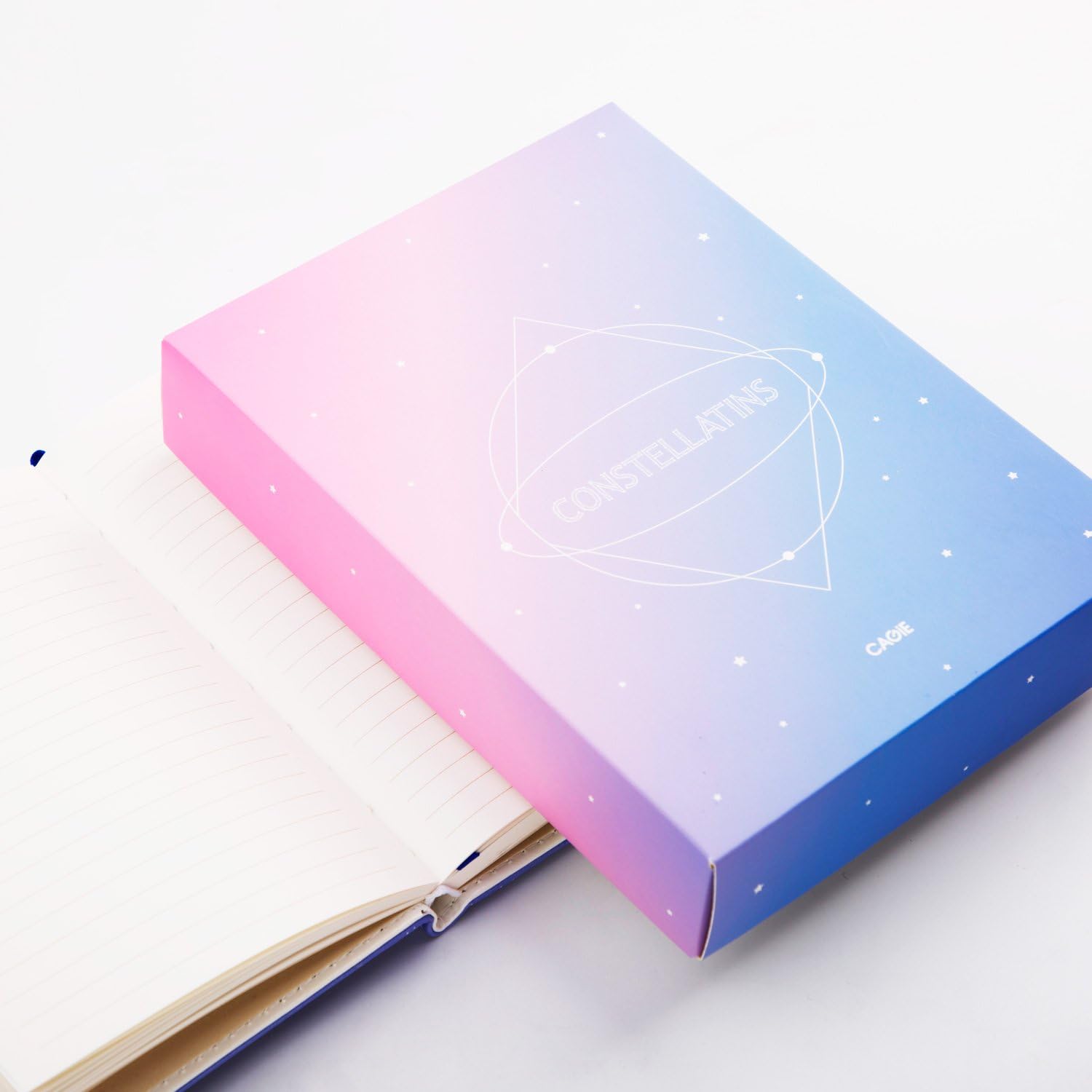 Lock Diary Leather Journal Writing Notebook Planner Organizer Starry Sky Constellation Personal Diary Leo
