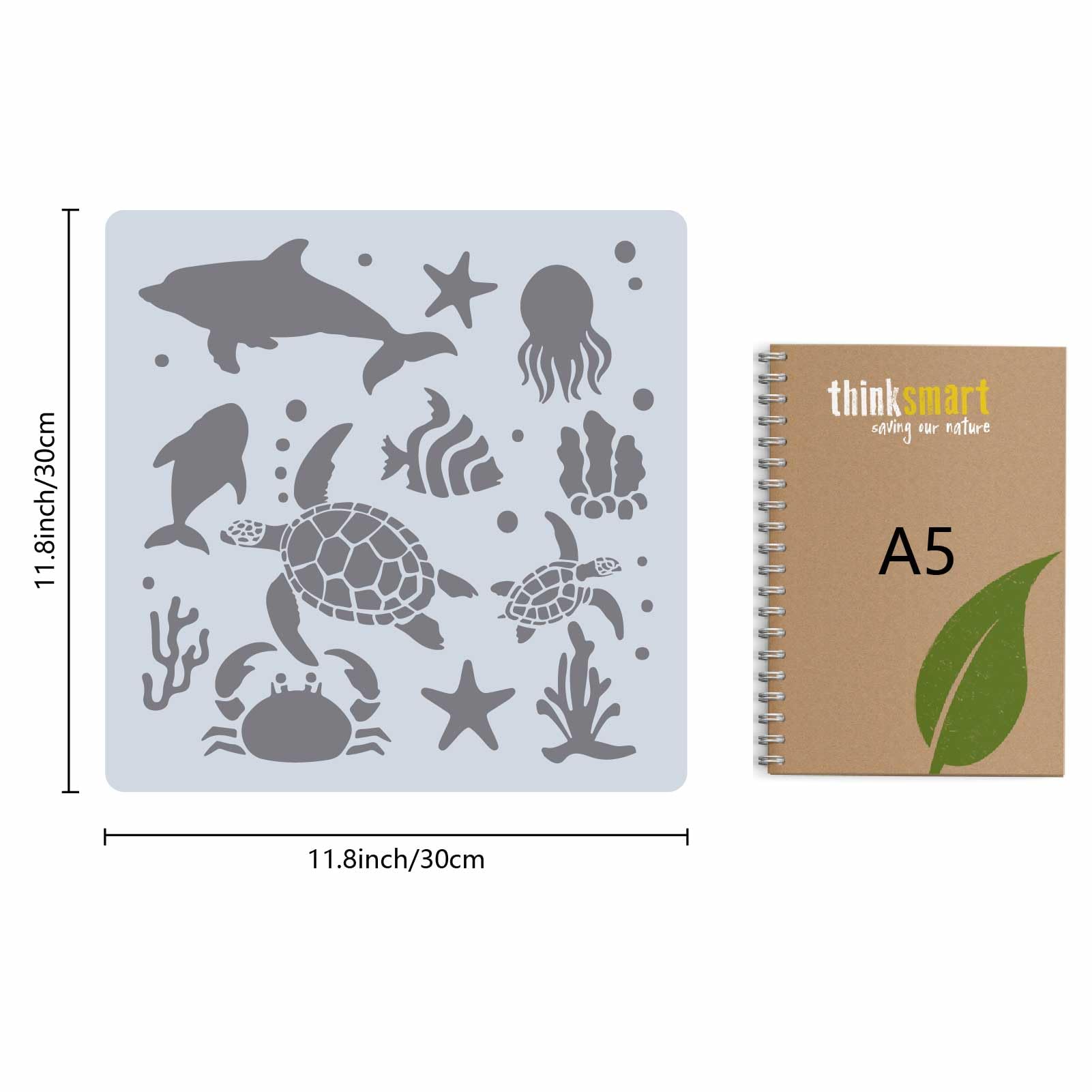 GORGECRAFT 9 Stili 15x15cm Stencil Stampa Pelle Animale Leopardo Mucca Squame Di Pesce Tigre Stampa Modelli Riutilizzabili Lavabili Plastica Quadrati Pittura Stencil Segno Per Pavimento In Legno