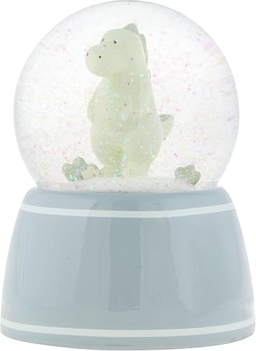 Stephen Joseph, Globo de nieve Dino, brilla y se ilumina, guardería, cumpleaños, globo de nieve para niños