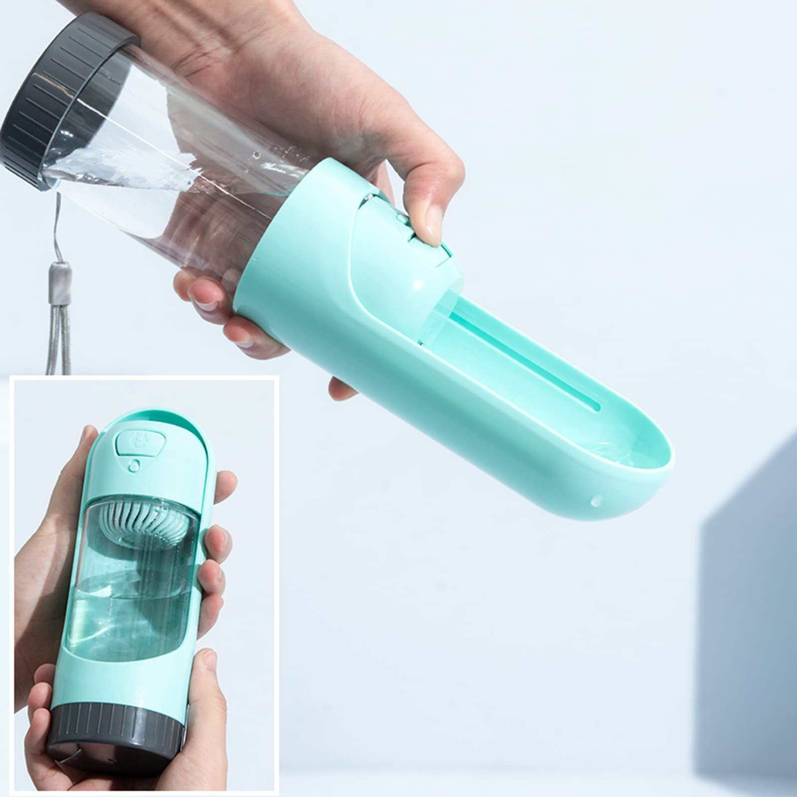 Taza de Acompañamiento para Mascotas Taza Portátil para Beber al Aire Libre, Hervidor de Agua para Alimentación de Perros Salir a Beber Agua Limpia Pasear al Perro Viajar Beber