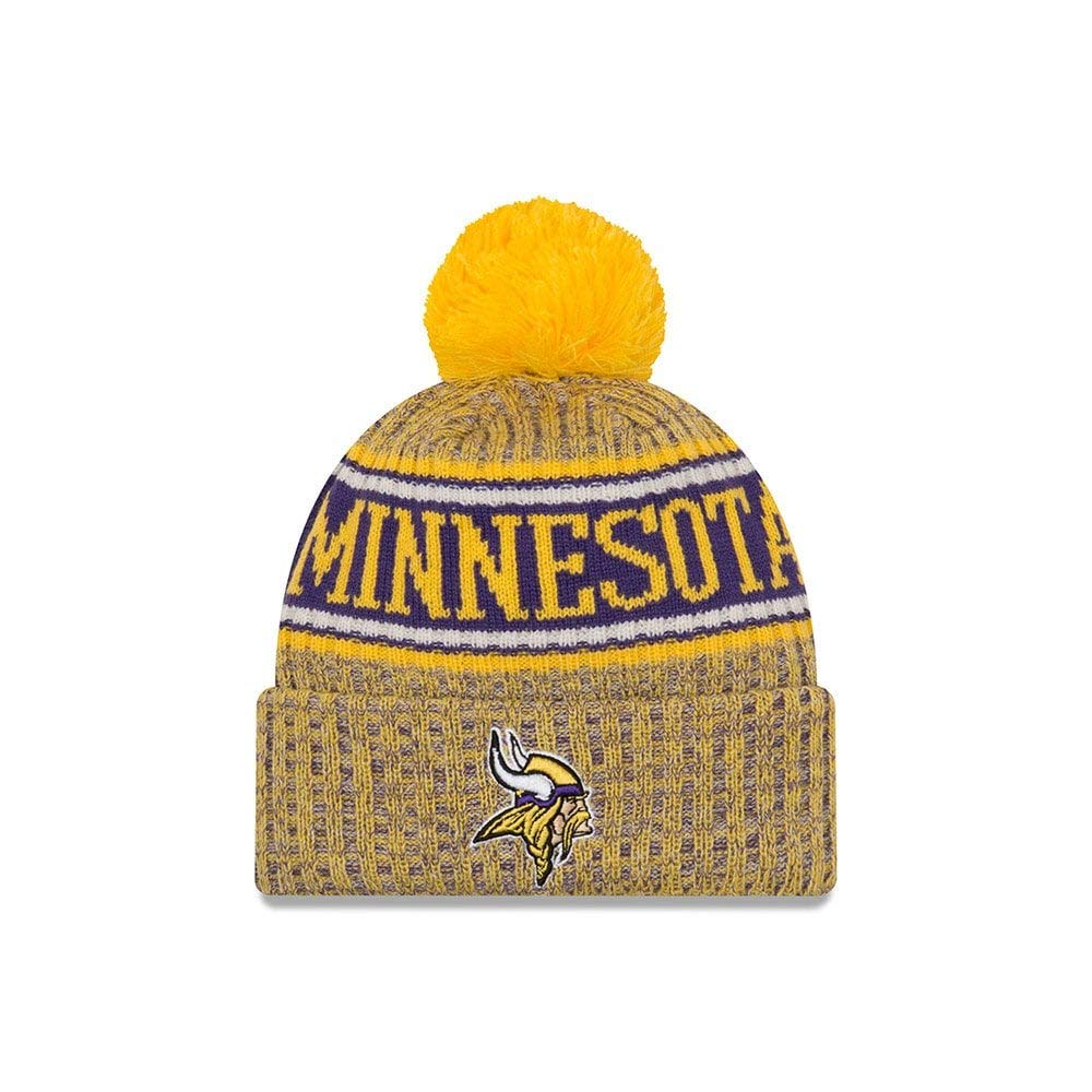 New Era Unisex Multicoloured Nfl Sideline Reserve Beanie Minnesota Vikings