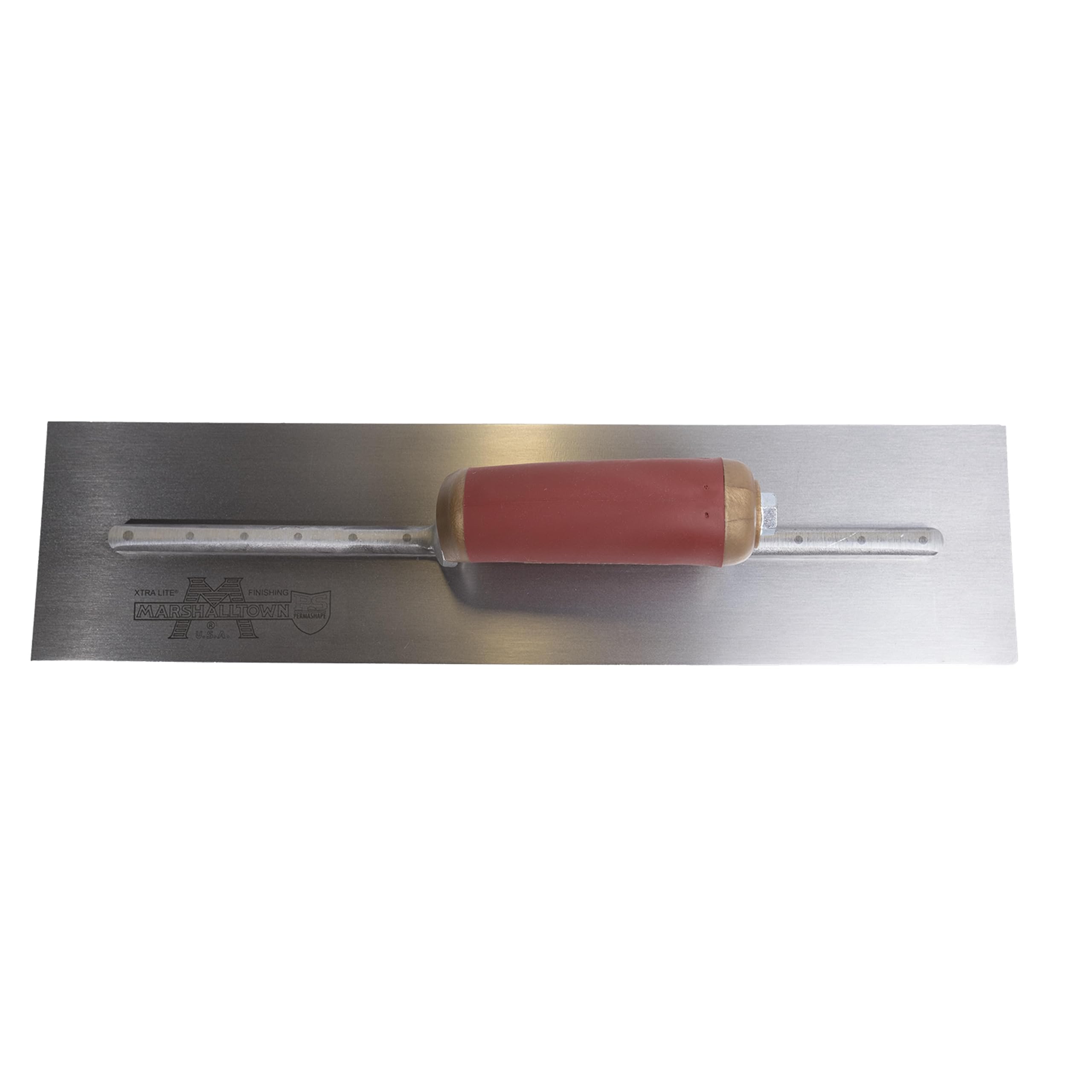 Marshalltown PB145D Truelle de plâtrier préportée 14 pouces, argent, 350 x 125 mm (14 x 5 pouces)